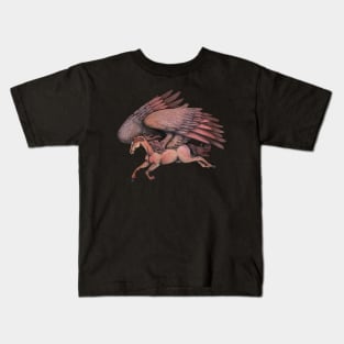 Chestnut Pegasus Kids T-Shirt